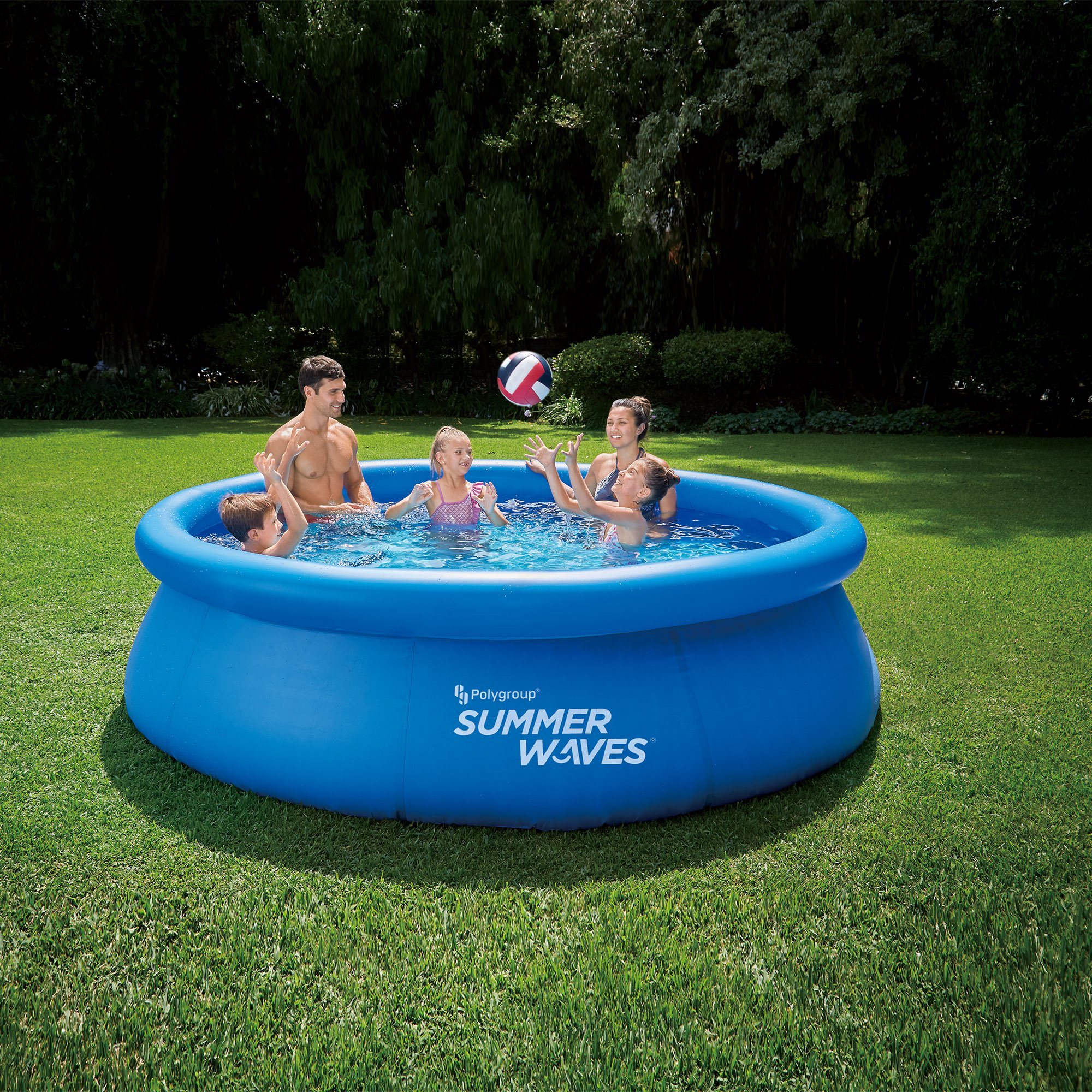 Summer Waves® 10' x 30 Quick Set Ring Pool with 600 GPH Filter