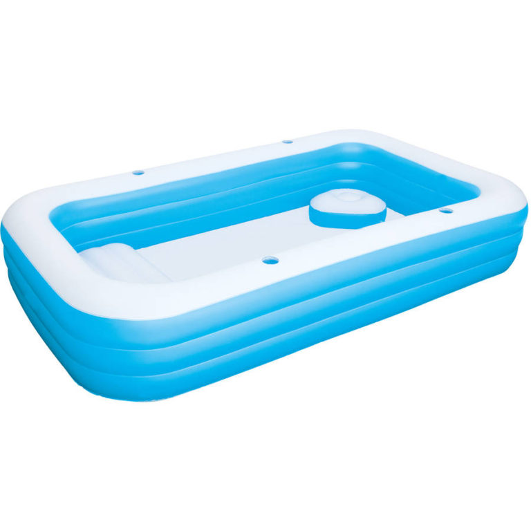 H2OGO! 10′ Blue Rectangle Inflatable Pool | Quad City Pools